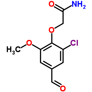 2-(2-Chloro-4-formyl-6-methoxyphenoxy)acetamide Structure,832674-69-8Structure