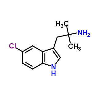 1-(5-Chloro-1h-indol-3-yl)-2-methylpropan-2-amine Structure,833-05-6Structure