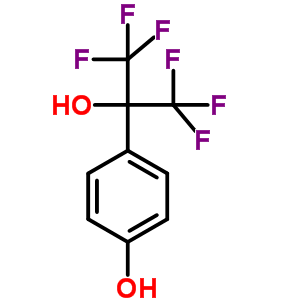 1,1,1,3,3,3-Hexafluoro-2-(4-hydroxyphenyl)propan-2-ol Structure,836-79-3Structure