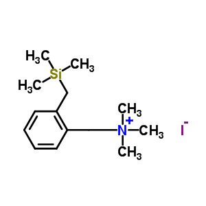 Trimethyl[2-[(trimethylsilyl)methyl]benzyl]ammonium iodide Structure,83781-47-9Structure