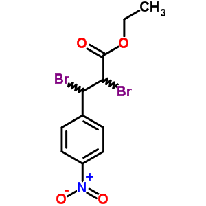 Ethyl 2,3-dibromo-3-(4-nitrophenyl)propanoate Structure,840-44-8Structure