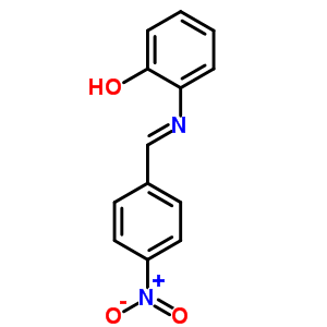 2-[(4-Nitrophenyl)methylideneamino]phenol Structure,841-14-5Structure