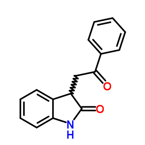 2H-indol-2-one,1,3-dihydro-3-(2-oxo-2-phenylethyl)- Structure,842-27-3Structure