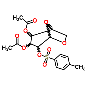 3,4-Di-o-acetyl-1,6-anhydro-2-o-p-toluenesulfonyl-beta-d-glucopyranose Structure,84207-46-5Structure