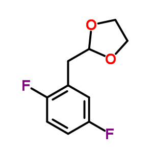 1,4-Difluoro-2-(1,3-dioxolan-2-ylmethyl)benzene Structure,842123-88-0Structure