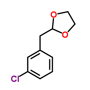 1-Chloro-3-(1,3-dioxolan-2-ylmethyl)benzene Structure,842123-93-7Structure