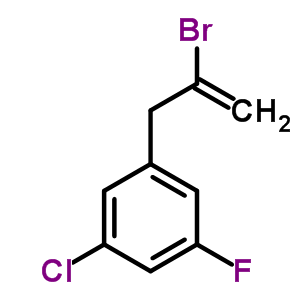 2-Bromo-3-(3-chloro-5-fluorophenyl)-1-propene Structure,842140-29-8Structure