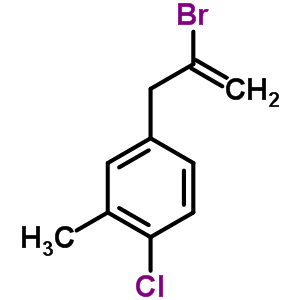 2-Bromo-3-(4-chloro-3-methylphenyl)prop-1-ene Structure,842140-31-2Structure