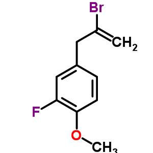 2-Bromo-3-(3-fluoro-4-methoxyphenyl)-1-propene Structure,842140-40-3Structure