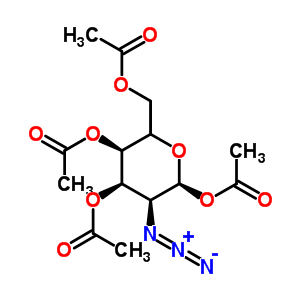 1,3,4,6-Tetra-o-acetyl-2-azido-2-deoxyhexopyranose Structure,84278-00-2Structure