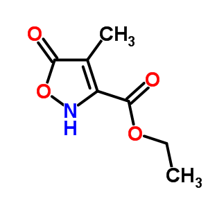 3-Isoxazolecarboxylicacid, 2,5-dihydro-4-methyl-5-oxo-, ethyl ester Structure,84280-59-1Structure