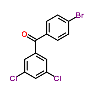 4-Bromo-3,5-dichlorobenzophenone Structure,844879-09-0Structure