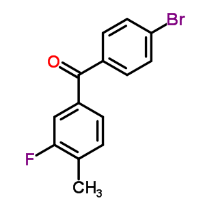 4-Bromo-3-fluoro-4-methylbenzophenone Structure,844879-18-1Structure