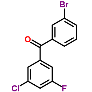 3-Bromo-3-chloro-5-fluorobenzophenone Structure,844879-45-4Structure