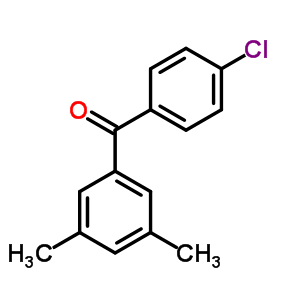 4-Chloro-3,5-dimethylbenzophenone Structure,844885-03-6Structure