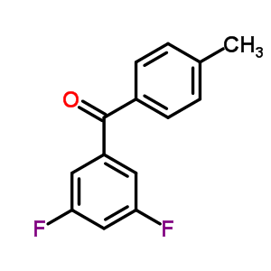 3,5-Difluoro-4-methylbenzophenone Structure,844885-07-0Structure