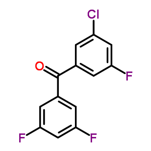 3-Chloro-3,5,5-trifluorobenzophenone Structure,844885-18-3Structure