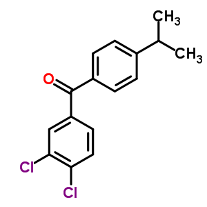 3,4-Dichloro-4-iso-propylbenzophenone Structure,844885-26-3Structure