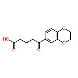 5-[3,4-Ethylenedioxy)phenyl]-5-oxovaleric acid Structure,845781-54-6Structure