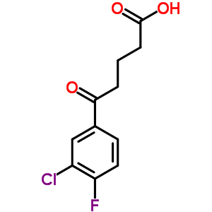 5-(3-Chloro-4-fluorophenyl)-5-oxovaleric acid Structure,845790-41-2Structure