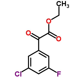 Ethyl 3-chloro-5-fluorobenzoylformate Structure,845790-57-0Structure