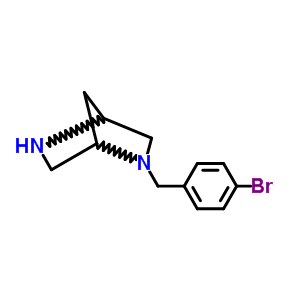 2-(4-Bromobenzyl)-2,5-diazabicyclo[2.2.1]heptane Structure,845866-72-0Structure