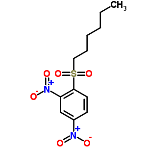 Benzene,1-(hexylsulfonyl)-2,4-dinitro- Structure,846-15-1Structure