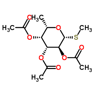 Methyl 2,3,4-tri-o-acetyl-1-thio-beta-l-fucopyranoside Structure,84635-54-1Structure