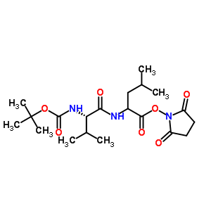 N-boc-l-valinyl-l-leucinyl n-hydroxysuccinimide ester Structure,84642-33-1Structure