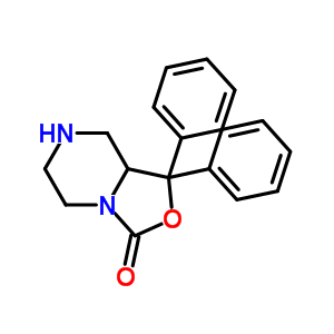 1,1-Diphenyltetrahydro-1h-oxazolo[3,4-a]pyrazin-3(5h)-one Structure,847556-28-9Structure