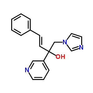 (3E)-1-(1h-imidazol-1-yl)-4-phenyl-2-pyridin-3-ylbut-3-en-2-ol Structure,847670-64-8Structure