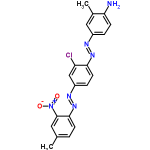 Benzenamine,4-[[2-chloro-4-[(4-methyl-2-nitrophenyl)azo]phenyl]azo]-2-methyl- Structure,847685-85-2Structure