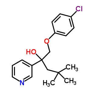 1-(4-Chlorophenoxy)-4,4-dimethyl-2-(3-pyridinyl)-2-pentanol Structure,847981-47-9Structure