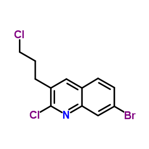 2-Chloro-3-(3-chloropropyl)-7-bromoquinoline Structure,848170-47-8Structure