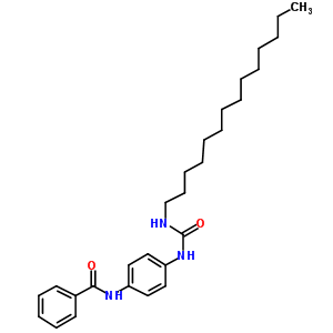 Benzamide,n-[4-[[(tetradecylamino)carbonyl]amino]phenyl]- Structure,848978-88-1Structure