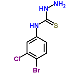 [(4-Bromo-3-chlorophenyl)amino]hydrazinomethane-1-thione Structure,850349-98-3Structure