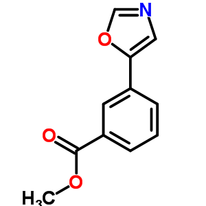 Methyl 3-(1,3-oxazol-5-yl)benzoate Structure,850375-14-3Structure