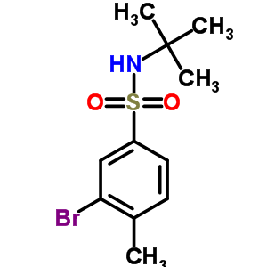 N-t-butyl 3-bromo-4-methylbenzenesulfonamide Structure,850429-70-8Structure