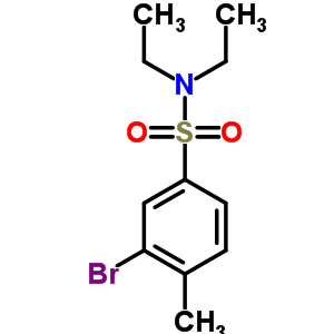 N,n-diethyl 3-bromo-4-methylbenzenesulfonamide Structure,850429-71-9Structure