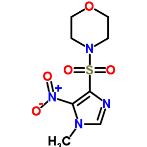 Morpholine,4-[(1-methyl-5-nitro-1himidazol-4-yl)sulfonyl]- Structure,85044-76-4Structure