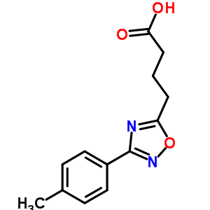 4-[3-(4-Methylphenyl)-1,2,4-oxadiazol-5-yl]butanoic acid Structure,851628-34-7Structure