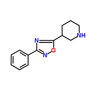 3-(3-Phenyl-1,2,4-oxadiazol-5-yl)piperidine hydrochloride Structure,851882-57-0Structure