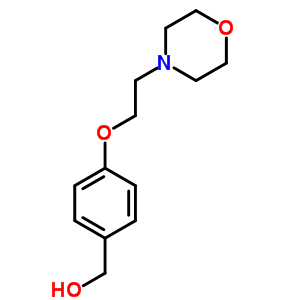 [4-(2-Morpholin-4-ylethoxy)phenyl]methanol Structure,852180-76-8Structure