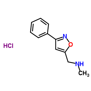 N-methyl-3-phenyl-5-isoxazolemethanaminehydrochloride Structure,852227-84-0Structure