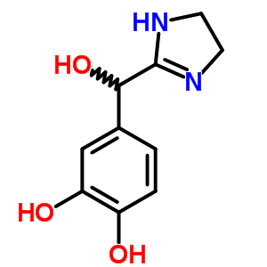 1,2-Benzenediol,4-[(s)-(4,5-dihydro-1h-imidazol-2-yl)hydroxymethyl]-(9ci) Structure,85232-93-5Structure