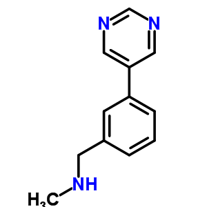 N-methyl-n-(3-pyrimidin-5-ylbenzyl)amine Structure,852431-03-9Structure