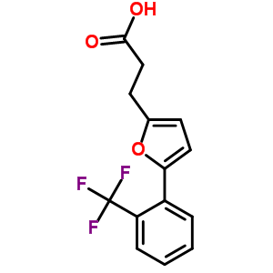 3-(5-(2-(Trifluoromethyl)phenyl)furan-2-)propionic acid Structure,853310-21-1Structure