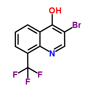 3-Bromo-8-(trifluoromethyl)-4-quinolinol Structure,854778-26-0Structure