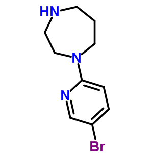 1-(5-Bromo-2-pyridinyl)-1,4-diazepane Structure,855787-68-7Structure