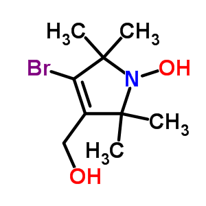 4-Bromo-3-hydroxymethyl-1-oxyl-2,2,5,5-tetramethyl-delta3-pyrroline Structure,85591-93-1Structure